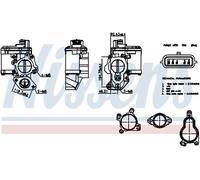 AGR-Valvola Per Renault Master III Furgone 2.3 dCi 125 FWD Trafic II