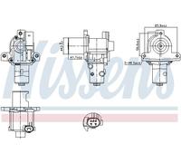 AGR-Valvola Per Renault Twingo II 1.2 16V 1.5 DCI Captur Nissan Qashqai