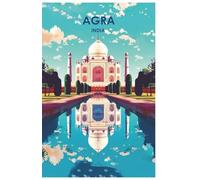 Agra Notebook: Agra | India | Notebook | Journal | Planner | Travel Diary | Sketchbook | 100 Pages
