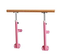 AGrAdi Sbarra da Danza a Parete, Altezza Regolabile 60-100 cm Sbarra da Danza per Adolescenti per Attrezzature da Ballo Scolastiche a casa (Rosa 150 cm)