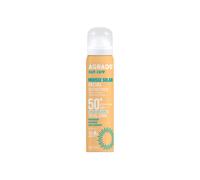 Crema solare viso 50 spray, Crema Solare Mousse Idratante resistente all'acqua Texture leggera Invisibile - AGRADO