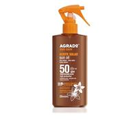 Agrado - Olio solare SPF50 | con estratti naturali | Resistente all'acqua | 200 ml