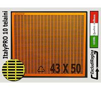 Agraria Ughetto Apicoltura ESCLUDI REGINA in Plastica ItalyPro 43x50 Orange | Stock 10 pezzi | Made in Italy