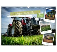Agrartechnik (Wandkalender 2026 DIN A3 quer), CALVENDO Monatskalender: Faszinierende Landtechnik, von der Aussaat über die Düngung bis hin zur Ernte