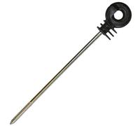 Agrarzone 10x Isolatore ad anello con gambo lungo 22 cm - Robusti e durevoli per un'installazione rapida - Ideali per filo, trefoli e nastro fino a 10 mm