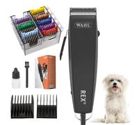 Agrarzone Edition tosatrice Wahl Rex 1230 - Silenziosa e potente per cani e gatti di taglia media - Set 8 rialzi per taglio preciso - Ergonomica e professionale