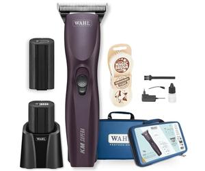 Agrarzone Edition Wahl KM Supera Tosacani per Cavalli - con 2 batterie e spazzola per cavalli - Potente tosacani professionale a batteria per cavalli - 6 ore di autonomia