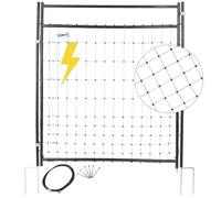 Agrarzone Porta per recinti elettrici 105 cm - Set completo, robusta e durevole in plastica - Ideale per agricoltura e zootecnia - Facile da installare