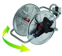 AGRATI AVVOLGITUBO MURALE GIREVOLE ZINCATO MT.50 1/2 FER 392310