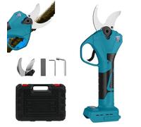 Agrdeed Troncarami a batteria professionale, adatto per batteria Dewalt da 18 V, con display LCD e lame in acciaio SK5 importate per rami, arbusti e tronchi