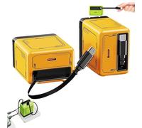 Agreetally 2-in-1 Compatible with 20w Fast Charger, Literalous Fast Charger, FastCharger Module with Type-C Cable, Retractable Phone Wall Plug for Phone, Laptops (Orange)