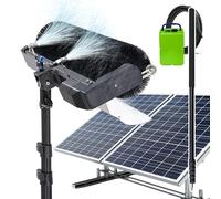 agreilduite Kit Asta Idropulitrice per Pannelli Fotovoltaici/Solari | Pulizia off-Grid con Batteria 26Ah, Autonomia 4-5h | Asta Regolabile 3.5-7.5m + modalità Alimentazione Acqua,7.5m/24.6ft