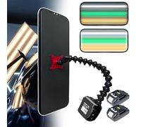 agreilduite Luce PDR per Ammaccature Auto, Pannello LED per Riparazione Ammaccature Senza Vernice con Striscia E 2 Batterie, Pannello Riflettente per Ammaccature A LED A 9 Colori 20×40cm/7.8×15.7in