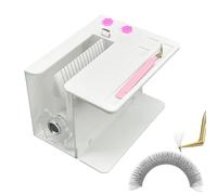 agreilduite Macchina erogatrice di ventaglio per ciglia per una distribuzione uniforme dei ventilatori - Strumento di fioritura rapida con schede multifunzionali, per volume (White)