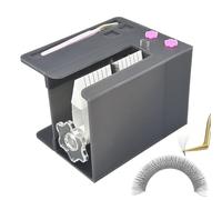 agreilduite Macchina erogatrice di ventaglio per ciglia per una distribuzione uniforme dei ventilatori - Strumento di fioritura rapida con schede multifunzionali, per volume (Black)