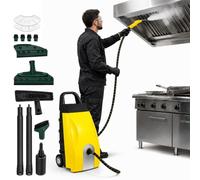 agreilduite Pulitore a Vapore, 3000W, 4-5 Bar, Detailing Auto Yellow
