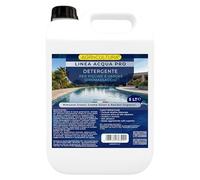 AGRI-CULTURA® | Detergente Piscine e Vasche Idromassaggio 5 LT | Sgrassante Bordo Piscina e Linea Acqua | Rimuove Creme Solari, Oli e Residui Organici | Detergente Professionale.