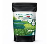 AGRI-CULTURA® | Solfato di Ferro per Prato 50m² | Antimuschio e Rinverdente Prato | Solfato Ferroso Ideale per Contrastare Ingiallimenti e Clorosi Ferrica.