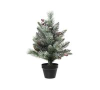 Agricola Home & Garden Mini Albero di Natale Windham Smerigliato con Vaso e Pigne