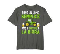 Agricoltore sono un uomo semplice amo la birra e il trattore Maglietta