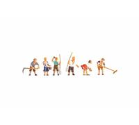 Noch Personaggi 15618 – Contadini di montagna H0 1:87 – Lotto 6 con supporto