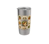 Agricoltori Giardino Cottagecore di verdure Art Bicchiere termico in acciaio inox doppia parete