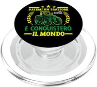 Agricoltura Datemi Un Trattore Conquistero Il Mondo Trattore PopSockets PopGrip per MagSafe