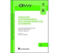 Agricoltura e contemperamento delle esigenze energetiche