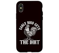 Agricoltura - Early Bird ottiene la sporcizia Custodia per iPhone X/XS