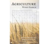 Agriculture Word Search Book: Word Searches with Easy to Read Print about Agriculture, Farming, Tractors, and More | 6x9 inches, 100 pages | 50 ... Holidays, Leisure, Farmers, and Ag Harvesters