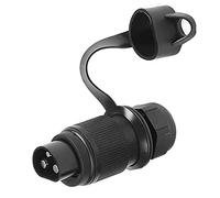 AGRISHOP 1 Pezzo Spina 3 Poli Trattore 12v,DIN 9680,CE ROHS,Impermeabile, Spina 3 Poli Femmina per Rimorchio Macchine Agricole, Spina 3 Poli per Camion Carovana Barca RVAutomobili