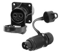 AGRISHOP 12V 3 Poli Spina Presa di Corrente per Rimorchio Connettore Maschio Femmina Adattatore per RV Caravan Trattore Camion Van Bordo