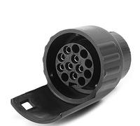 AGRISHOP Adattatore Rimorchio 7 Poli a13 Poli 12v,Adattatore Gancio Traino 7 a 13 Pin Adattatore Presa Convertitore Elettrico Connettore