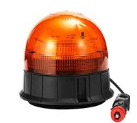 AGRISHOP Girofaro LED Magnetico 12V/24V 19W - Lampeggiate Arancione 39 LED per Trattore Agricolo, Auto, Camion - Spia Luminosa ECE R65 R10