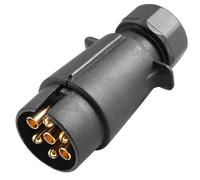 AGRISHOP Spina per Rimorchio 7 Poli, Spinotto Gancio Traino 7 Poli 12V Spina Rimorchio 7 Poli