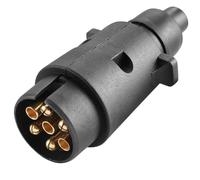 AGRISHOP Spina Rimorchio 7 Poli Maschio12V Spina Gancio Traino 7 Poli,Spinotto Rimorchio 7 Poli Impermeabile