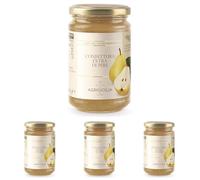 Agrisicilia Confettura extra di Pere; lavorazione artigianale; frutta di qualità; prodotta in Sicilia, 360 grammi (Confezione da 4)