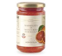 Agrisicilia Marmellata di Arancia Rossa di Sicilia I.G.P. - 360 grammi - marmellata artigianale con arance rosse 100% siciliane ideale per colazione e merenda.