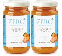 Agrisicilia zero% zuccheri aggiunti mandarini con poche calorie e frutta di alta qualità vasetto da 240 grammi ottima per spuntini e colazione (Confezione da 2)