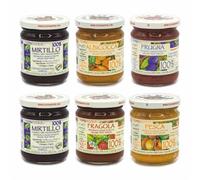 Agritur - Composte Miste 100% Frutta Biologica, Senza Zuccheri Aggiunti, Naturali e Artigianali, Ideali per Colazione e Merenda, Perfette come Condimento per Dolci, Pack Mix 6×210g