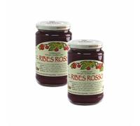 Agritur - Confettura Extra Biologica di Ribes Rosso Classic Bio, 60% Frutta, con Zucchero di Canna e Pectina, Naturale e Gustosa, Ideale per Colazione, Dolci e Yogurt, Pack 2×330 g