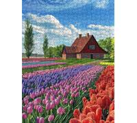 Agriturismo Giardino Puzzle 6000 Pezzi, 3D Puzzle per Adulti Impegnativo, Educa Puzzles Artistico, Divertente E Stimolante Puzzles Decorativo per La Famiglia, Regalo e Decorazione Pareti FNKL6-773