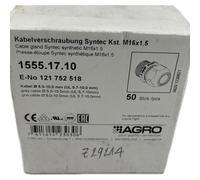 AGRO Confezione Di 50 X 1555.17.10 Pressacavo Syntec Sintetico M16x1,5 Ref Urto