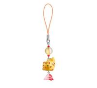 Agromusk Ciondoli per telefono gatto, fascino gattino, ciondolo Panda carino gatto portachiavi, cinturino fatto a mano accessorio per telefono accessori Y2K accessori portachiavi, One Size, Ceramica