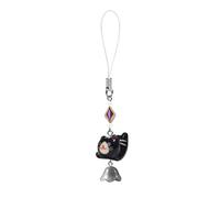 Agromusk Ciondoli per telefono gatto, fascino gattino, ciondolo Panda carino gatto portachiavi, cinturino fatto a mano accessorio per telefono accessori Y2K accessori portachiavi, One Size, Ceramica
