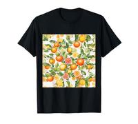 Agrumi Astratto Modello Acquerello Divertente Frutta Design Amante Maglietta