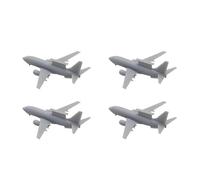 AGSDGAWD 4PCS Modello Di Aereo Da Combattimento E-7 E-737 Modello Di Aereo Di Avvertimento Precoce 1/700 1/400 1/350 Scala Airborne Early Warner Aereo Con Carrello Di Atterraggio(1/350 (100mm))