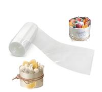 AGSYFFD Collari per torte in acetato di alta qualità, rotolo da 30 cm x 10 m, fogli di acetato trasparente per cioccolato, mousse, torte, pasticceria, decorazione e artigianato, in PET per alimenti