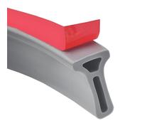 AGSYFFD Soglia doccia,barriera d'acqua doccia, guarnizione in silicone, barriera d'acqua pieghevole, soglia di separazione a secco e umido autoadesiva impermeabile