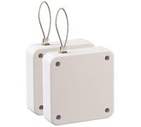 AGT chiudiporta con sensore: Set di 2 chiusure automatiche chiudiporta, con cordino, 1.200 g di forza di trazione, sensori (automatico sensore, WC)